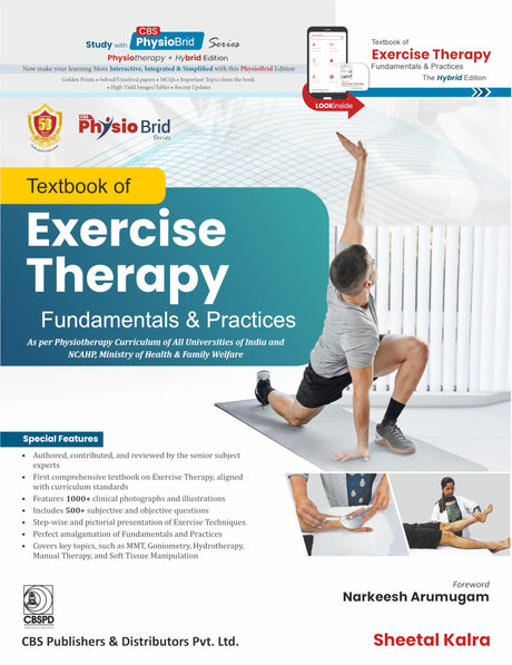 Textbook of Exercise Therapy-Fundamentals and Practices Pb- 2025 , ISBN - 9788197750069 - Retail Maharaj