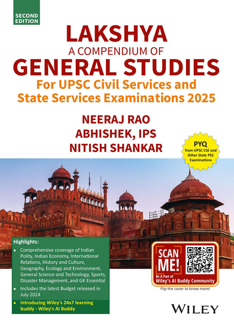 Lakshya: A Compendium of General Studies for UPSC Civil Services and State Services Examinations 2025, 2ed - Retail Maharaj