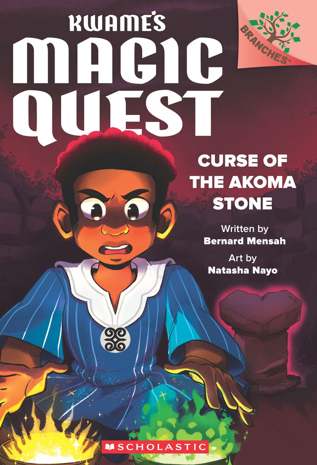 Kwame's Magic Quest #04: Curse Of The Akoma Stone (A Branches Book) - Retail Maharaj