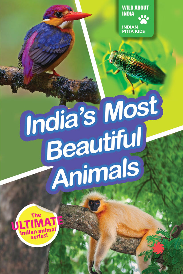 INDIA’S MOST BEAUTIFUL ANIMALS : Wild About India - Engaging Book for Kids (Ages 5-15) - Fun Facts, Trivia Questions and Answers to Teach Your Children about the Animal Kingdom - Retail Maharaj