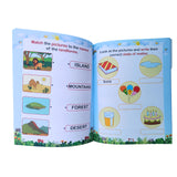 Combo of Three Activity Books –Environment, English and General awareness for 6+yrs old children. Visually Attractive Pages and Interesting activities for kids - Retail Maharaj