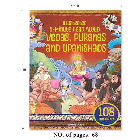 Vedas, Puranas and Upanishads - Illustrated 5 Minute Read Aloud - Retail Maharaj