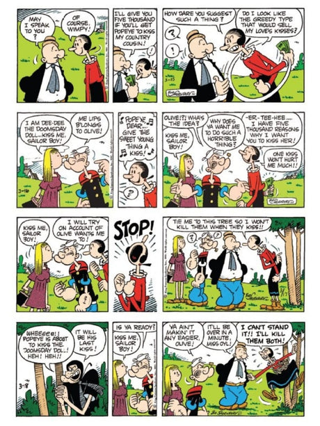 The Royal Queens Test and The Dooms Day Doll: Popeye The Sailor | Illustrated Comic Book - Retail Maharaj