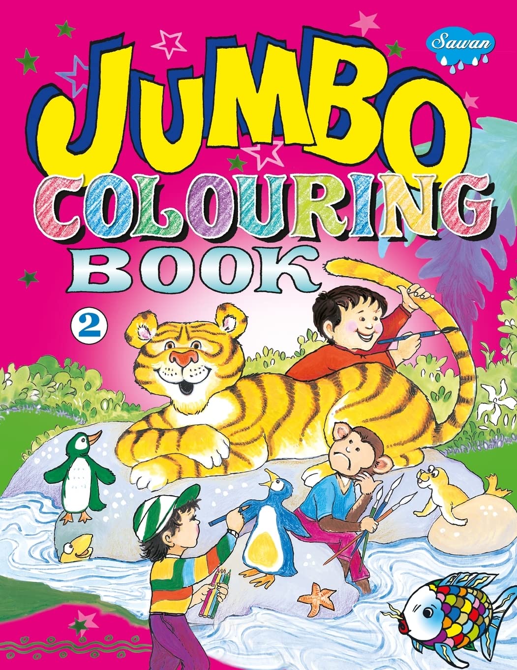 Jumbo Colouring Book-2 - Retail Maharaj