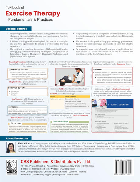 Textbook of Exercise Therapy-Fundamentals and Practices Pb- 2025 , ISBN - 9788197750069 - Retail Maharaj