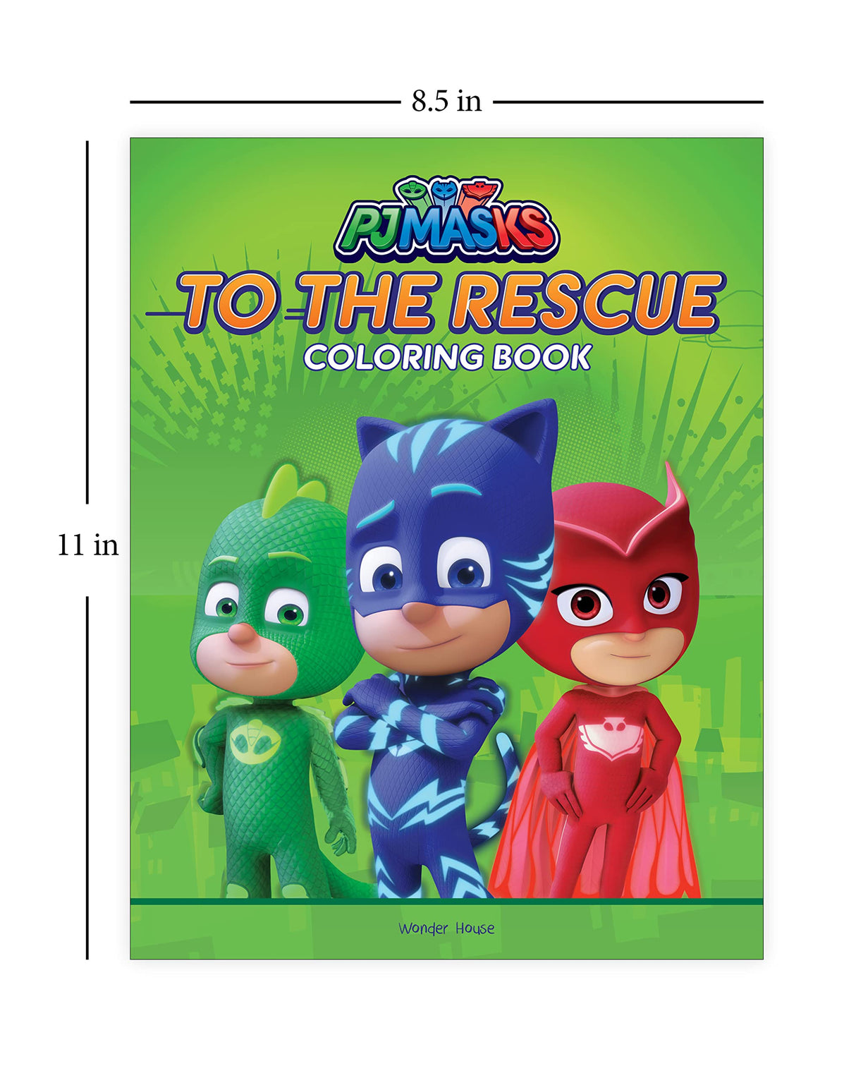 PJ Masks To The Rescue: Coloring Book For Kids - Retail Maharaj