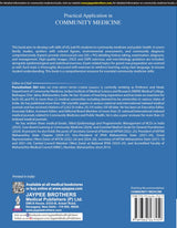 PRACTICAL APPLICATION IN COMMUNITY MEDICINE - Retail Maharaj