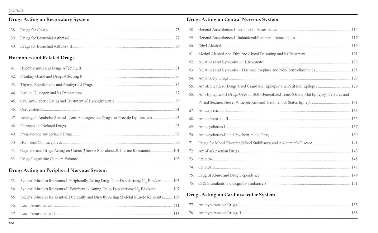 One Page One Chapter Pharmacology for Undergraduates in M.B.B.S. (As Per NMC-CBME Syllabus) - Retail Maharaj
