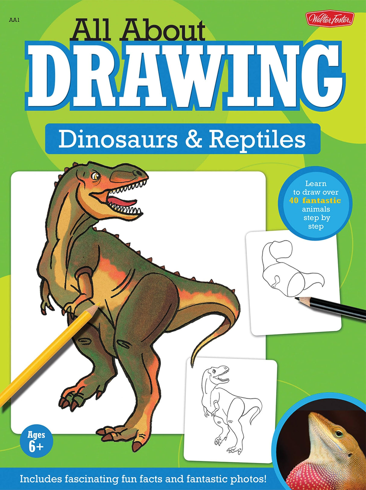 All About Drawing Dinosaurs & Reptiles - Retail Maharaj