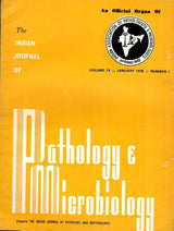 The Indian Journal Of Pathology & Microbiology - Vol. 19 , No. 1 To 4 ( January 1976 To December 1976 ) ( Set Of 4 Books )