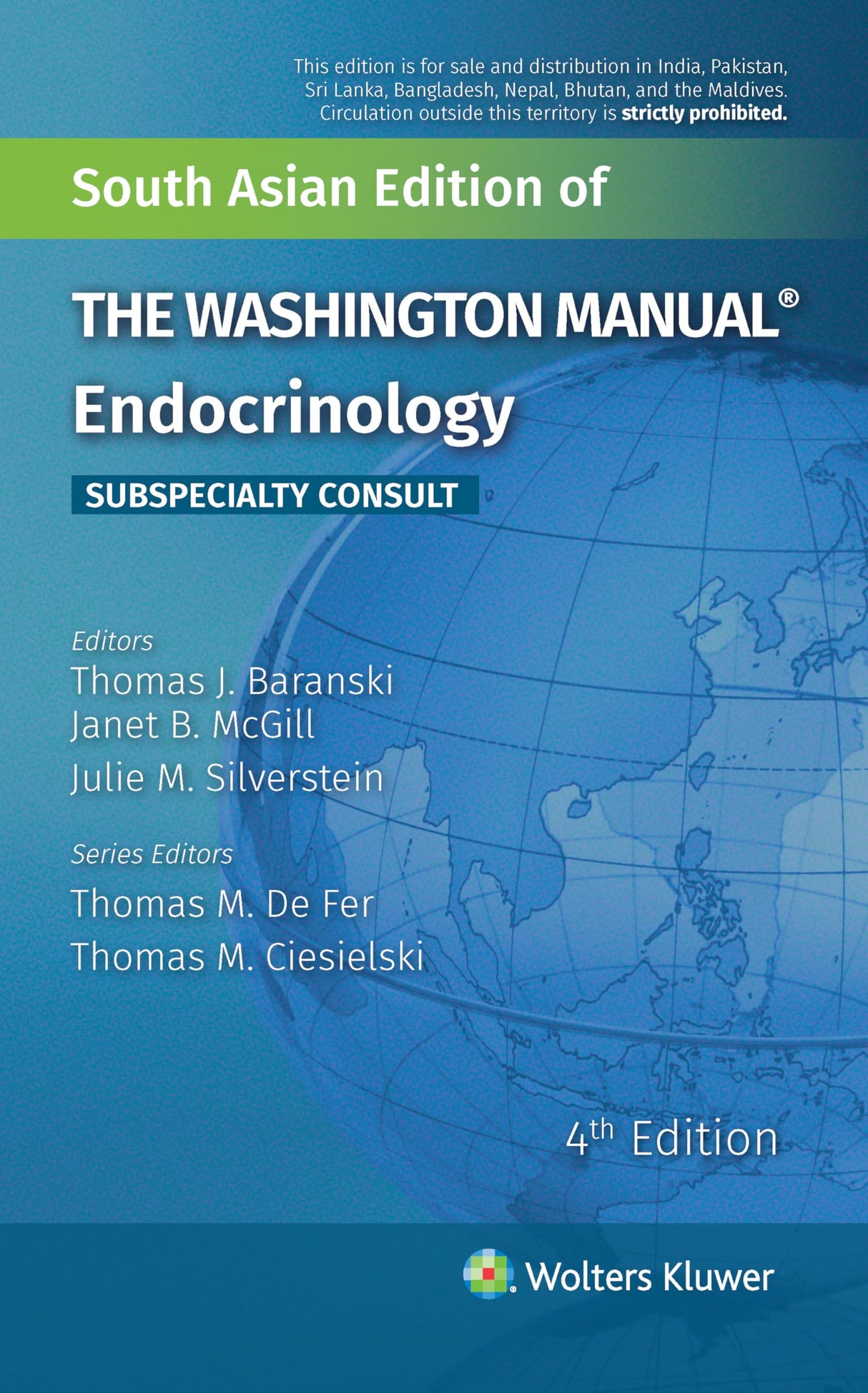 Washington Manual Endocrinology Subspecialty Consult, 4th South Asian ed - Retail Maharaj