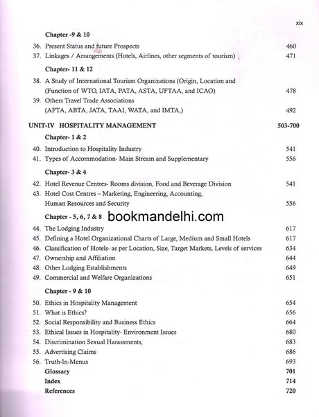 A Text Book of Tourism and Hospitality Management - Retail Maharaj