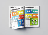 Word Builder Activity Book – Level 1 | Make Meaningful Words Using Given Letters | Ages 5–8 | Fun Vocabulary & Spelling Practice for Kids - Retail Maharaj