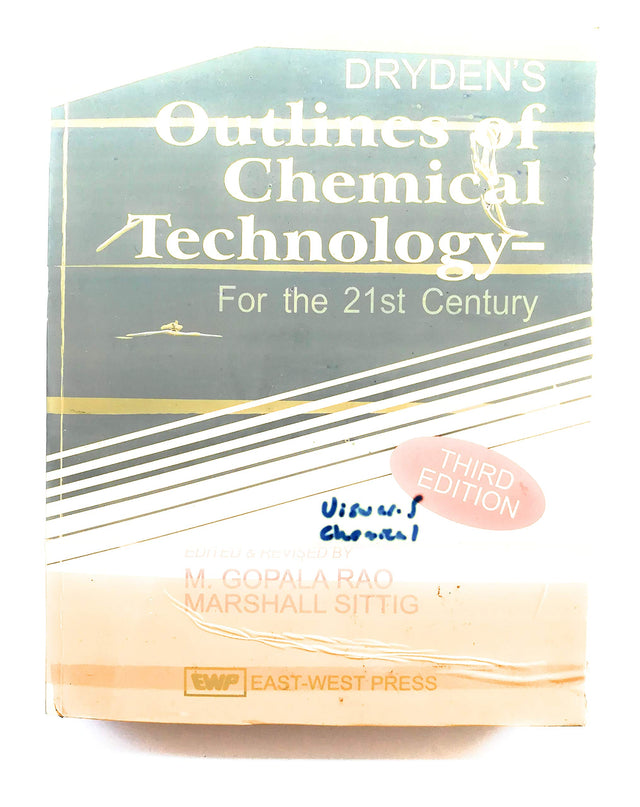 Dryden's Outlines Of Chemical Technology - Retail Maharaj