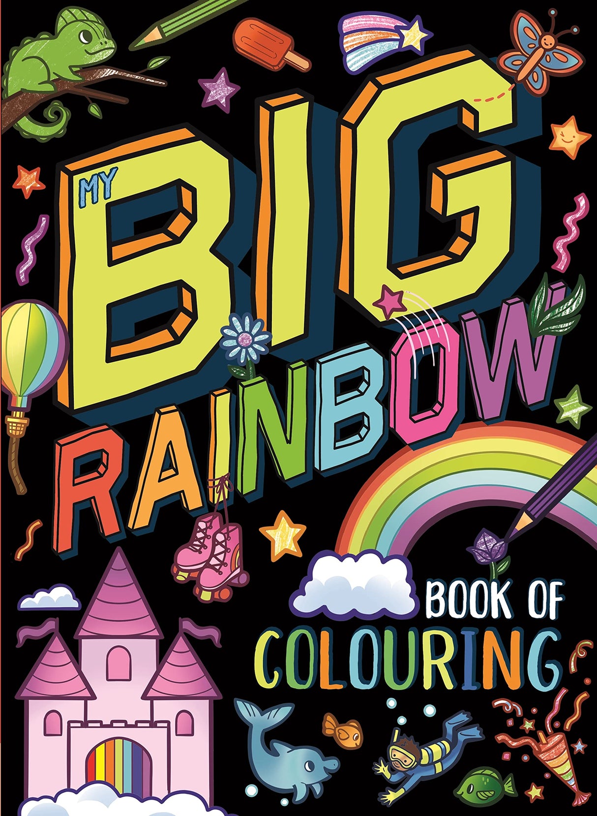 My Big Rainbow Book of Colouring - Retail Maharaj