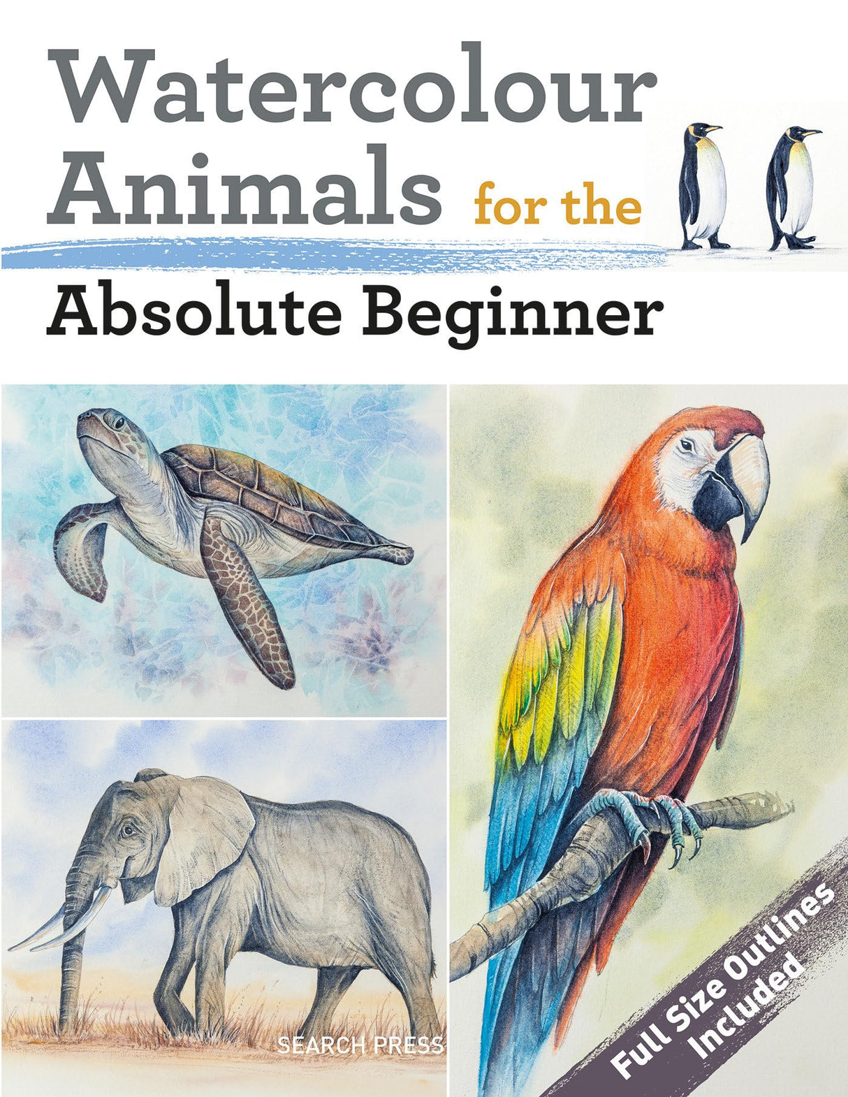 Watercolour Animals for the Absolute Beginner (ABSOLUTE BEGINNER ART) - Retail Maharaj