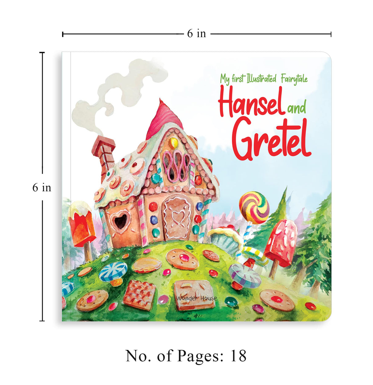 My first Illustrated Fairytale Board Book - Hansel and Gretel Board Book - Retail Maharaj