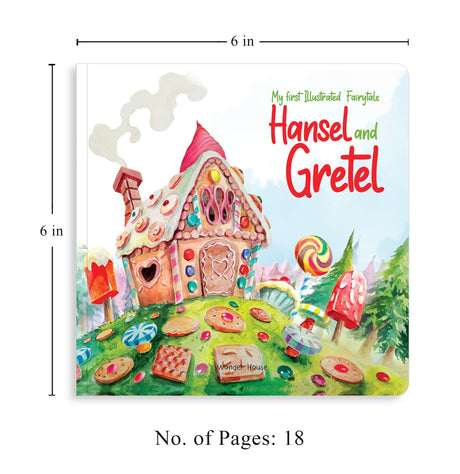 My first Illustrated Fairytale Board Book - Hansel and Gretel Board Book - Retail Maharaj
