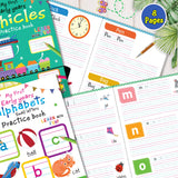 My Super Fun Writing Bag: Set of 10 Amazing Writing Practice Books - Perfect for Kids, Travel and Gifting / Return Gifts - Retail Maharaj