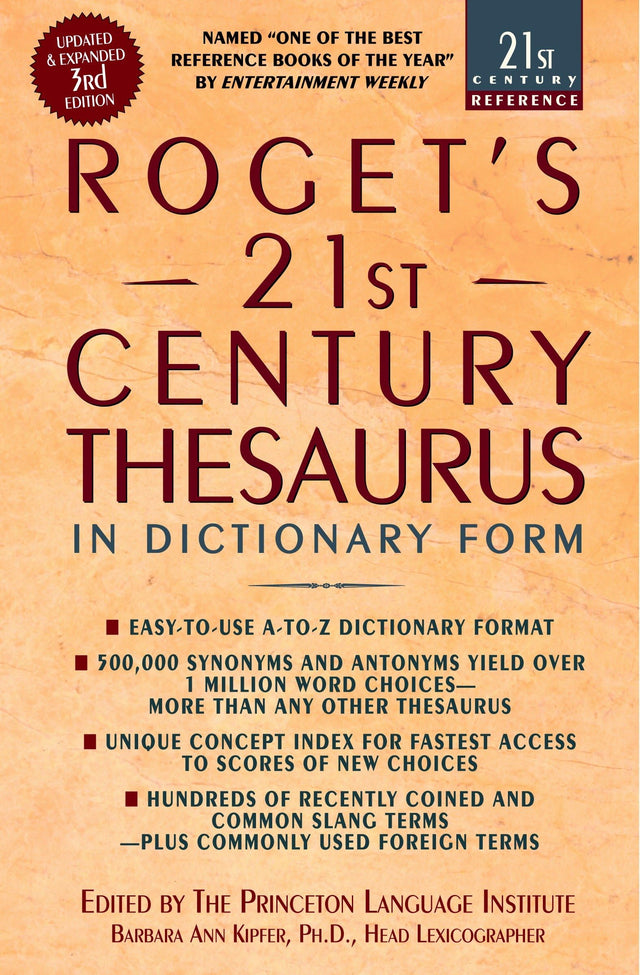 Roget's 21st Century Thesaurus: Updated and Expanded 3rd Edition, in Dictionary Form - Retail Maharaj