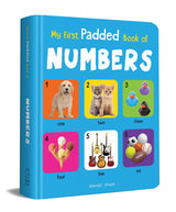 My First Padded Book of Numbers: Early Learning Board Book for Kids | Learn to Count with Bright and Engaging Pictures | Durable Padded Board Book for Babies, Toddlers & Preschoolers | Ages 0–5 Years - Retail Maharaj