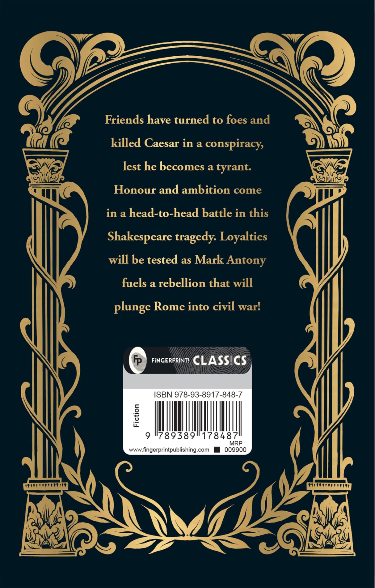 Julius Caesar by William Shakespeare - Timeless Tale of Betrayal & Loyalty Masterpice on Ambition & Power,Tragedy,Historical Drama,Classic Literature,Must-read for Shakespeare Enthusiasts - Retail Maharaj