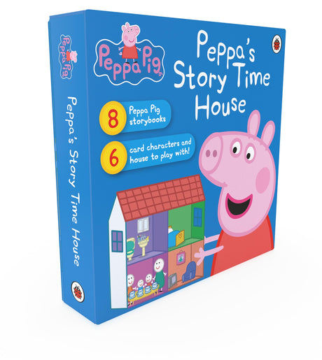 Peppa’s Storytime House (Set of 8): Mini Board Books & 6 Play Characters | Peppa Pig Interactive Storytelling Gift for Toddlers & Kids - Retail Maharaj