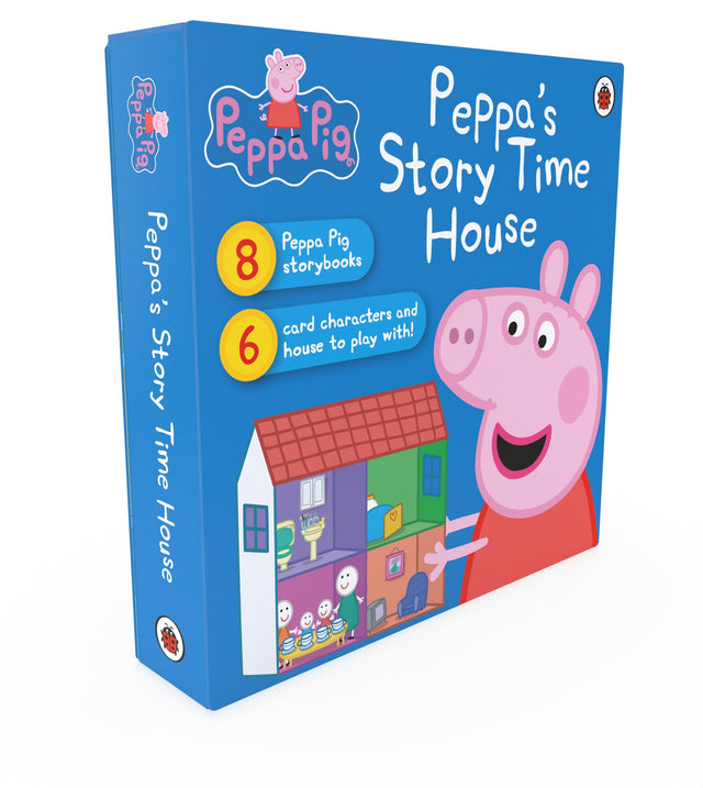 Peppa’s Storytime House (Set of 8): Mini Board Books & 6 Play Characters | Peppa Pig Interactive Storytelling Gift for Toddlers & Kids - Retail Maharaj