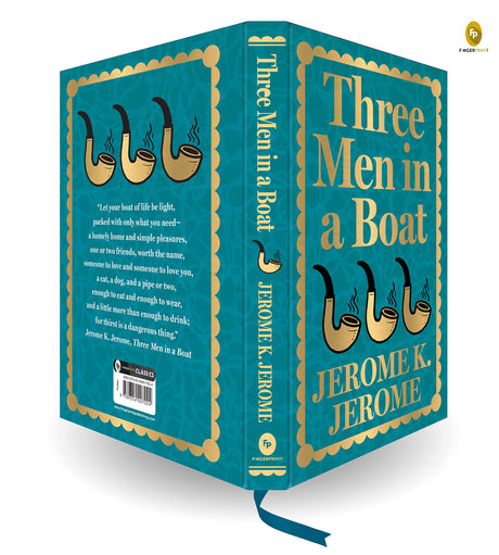 Three Men in a Boat by Jerome K. Jerome (Deluxe Hardbound Edition) – Classic Literature| Hilarious Adventures |Timeless Classic - Retail Maharaj