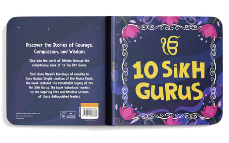 10 Sikh Gurus: Illustrated Stories of the Ten Sikh Gurus | Sikhism for Kids | Teachings, Values & Sikh History I Ages 3+ [Select Learning] - Retail Maharaj