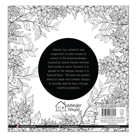 Nature, Garden and Forest: Colouring books for Adults with tear out sheets - Retail Maharaj