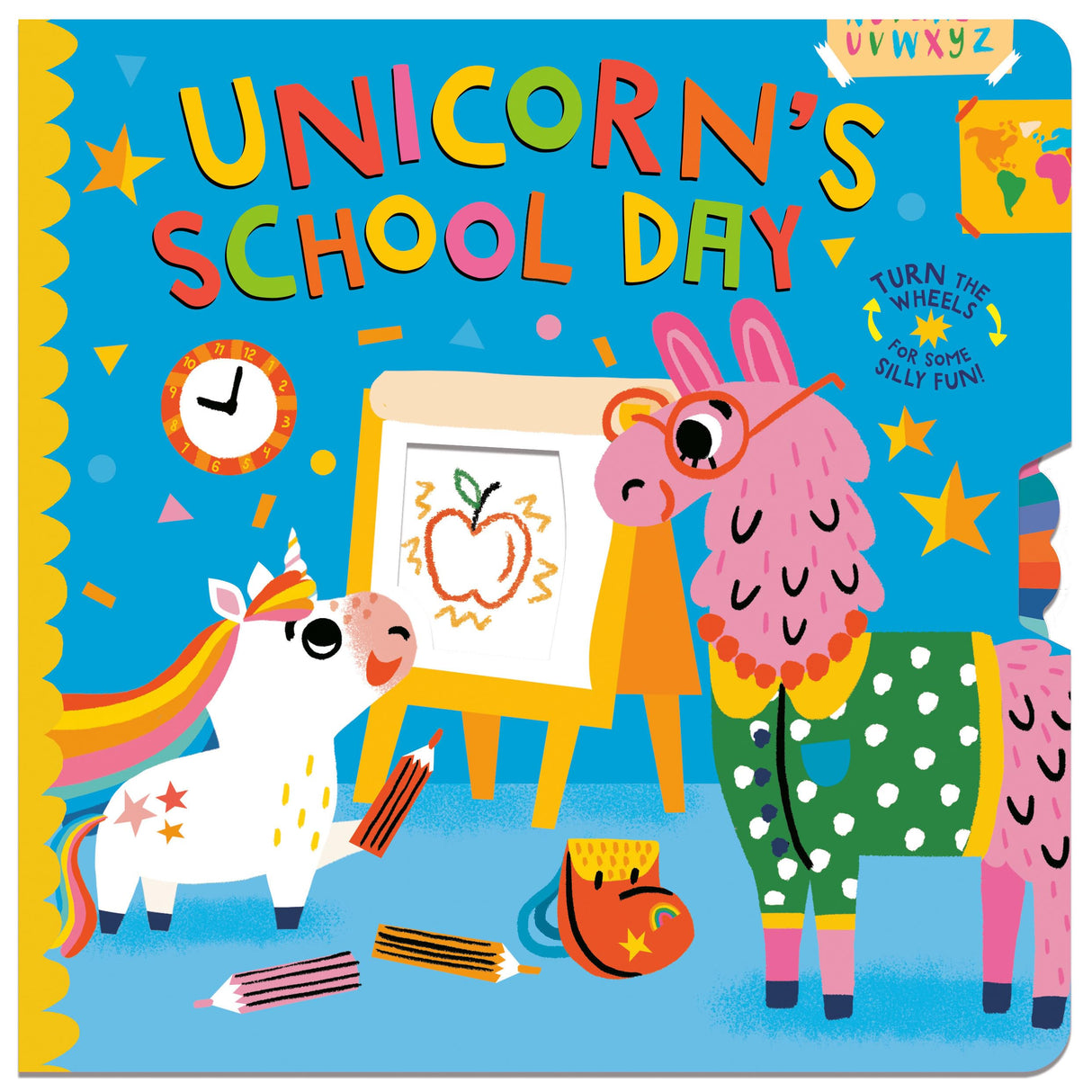 Unicorn's School Day: Turn the Wheels for Some Silly Fun! - Retail Maharaj