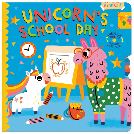 Unicorn's School Day: Turn the Wheels for Some Silly Fun! - Retail Maharaj