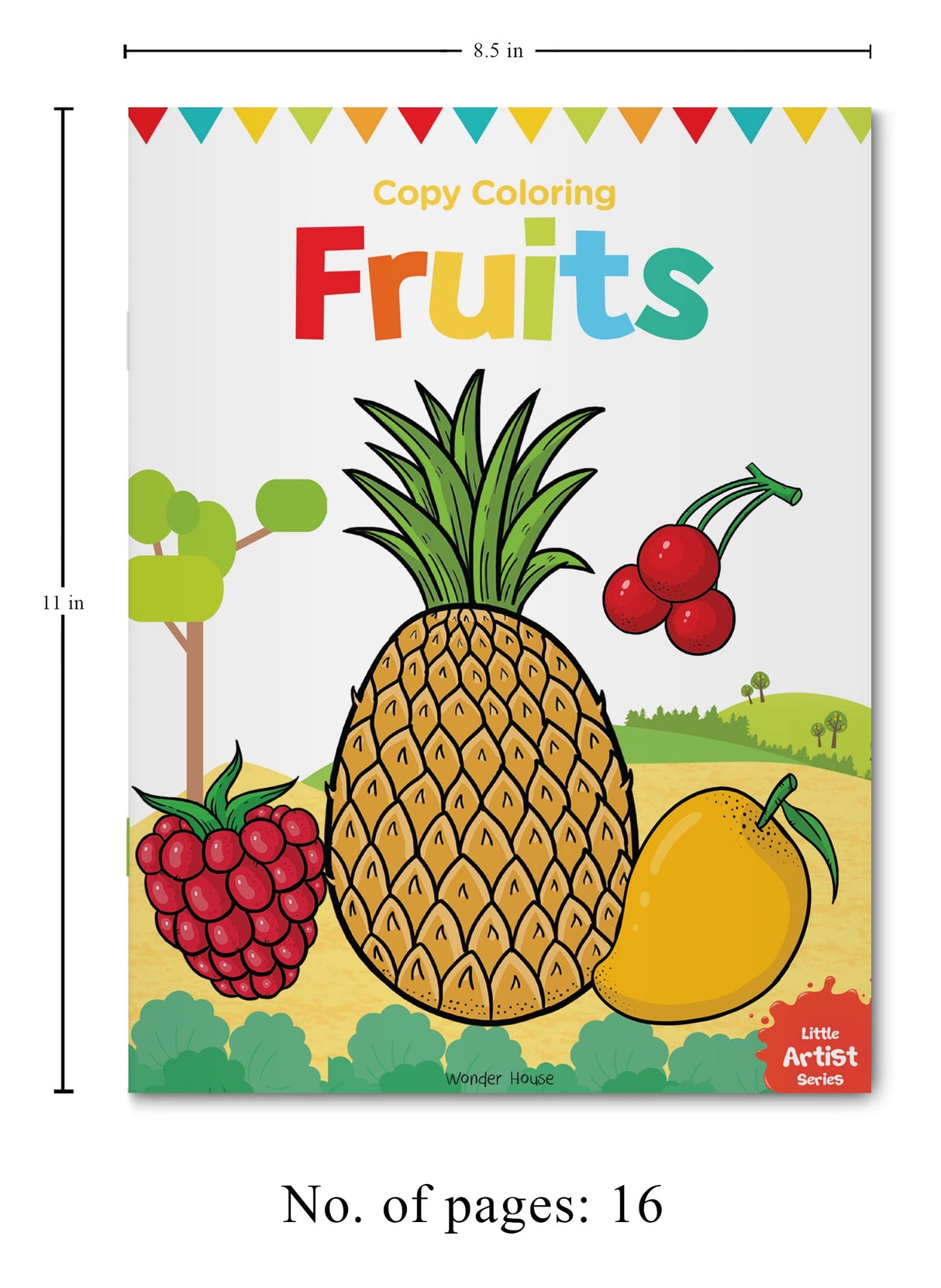 Little Artist Series Fruits: Copy Colour Books - Retail Maharaj
