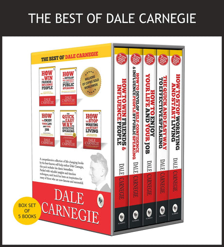 The Best of Dale Carnegie (Set of 5 Books) - Retail Maharaj