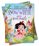 Fairy Tales Comprehension: Snow White and the Seven Dwarfs Read & Respond Workbook | Ages 5–8 | Build Language Skills with Classic Tales & Engaging Activities - Retail Maharaj