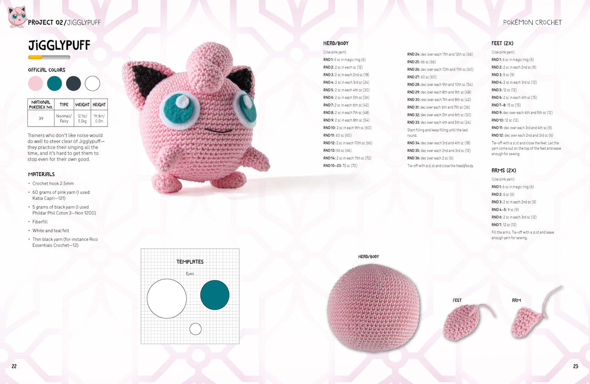 Pokemon Crochet: Bring your favorite Pokemon to life with 20 cute crochet patterns - Retail Maharaj