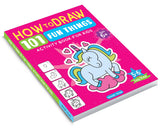 How to Draw: 101 Fun Things | Step-by-Step Drawing Activity Book for Kids | Ages 5+ | Boost Creativity & Confidence Through Art - Retail Maharaj