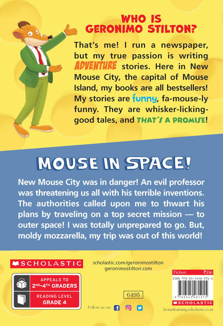 GERONIMO STILTON #52 MOUSE IN SPACE - Retail Maharaj