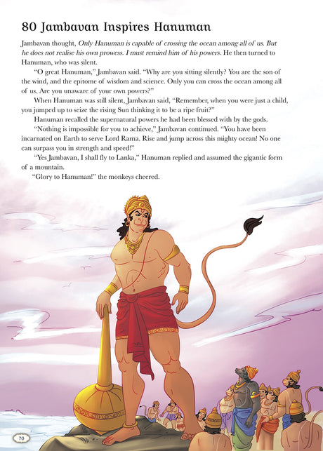365 Tales of Hanuman: Ram Bhakt Hanuman Kathayein for Kids & Families | Stories of Strength, Devotion & Wisdom from Indian Mythology | Hindu Spiritual Story Book for Ages 8+ - Retail Maharaj