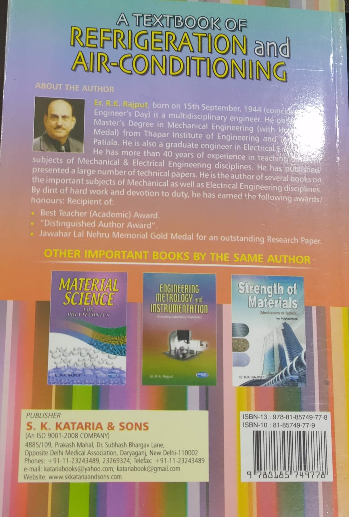 Refrigeration & Air-Conditioning (Polytechnics) - Retail Maharaj