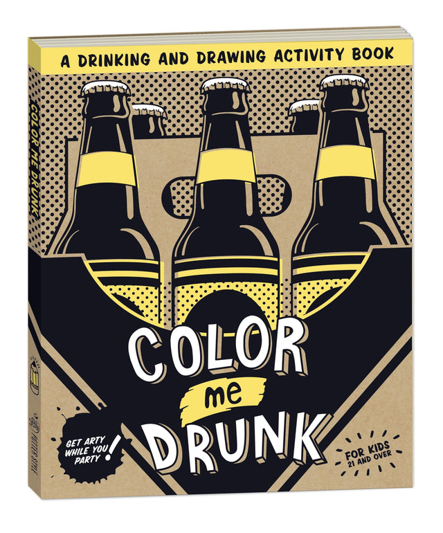 Color Me Drunk: A Drinking and Drawing Activity Book - Retail Maharaj