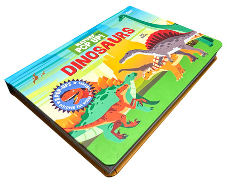 Pop Up Dinosaurs Book for Kids: Interactive Learning with Adventure Pop-Up Scenes | Explore Jurassic World | Facts, Flaps & Fun Prehistoric Creatures ... Dinosaurs | Children's Nature Pop Up Book - Retail Maharaj