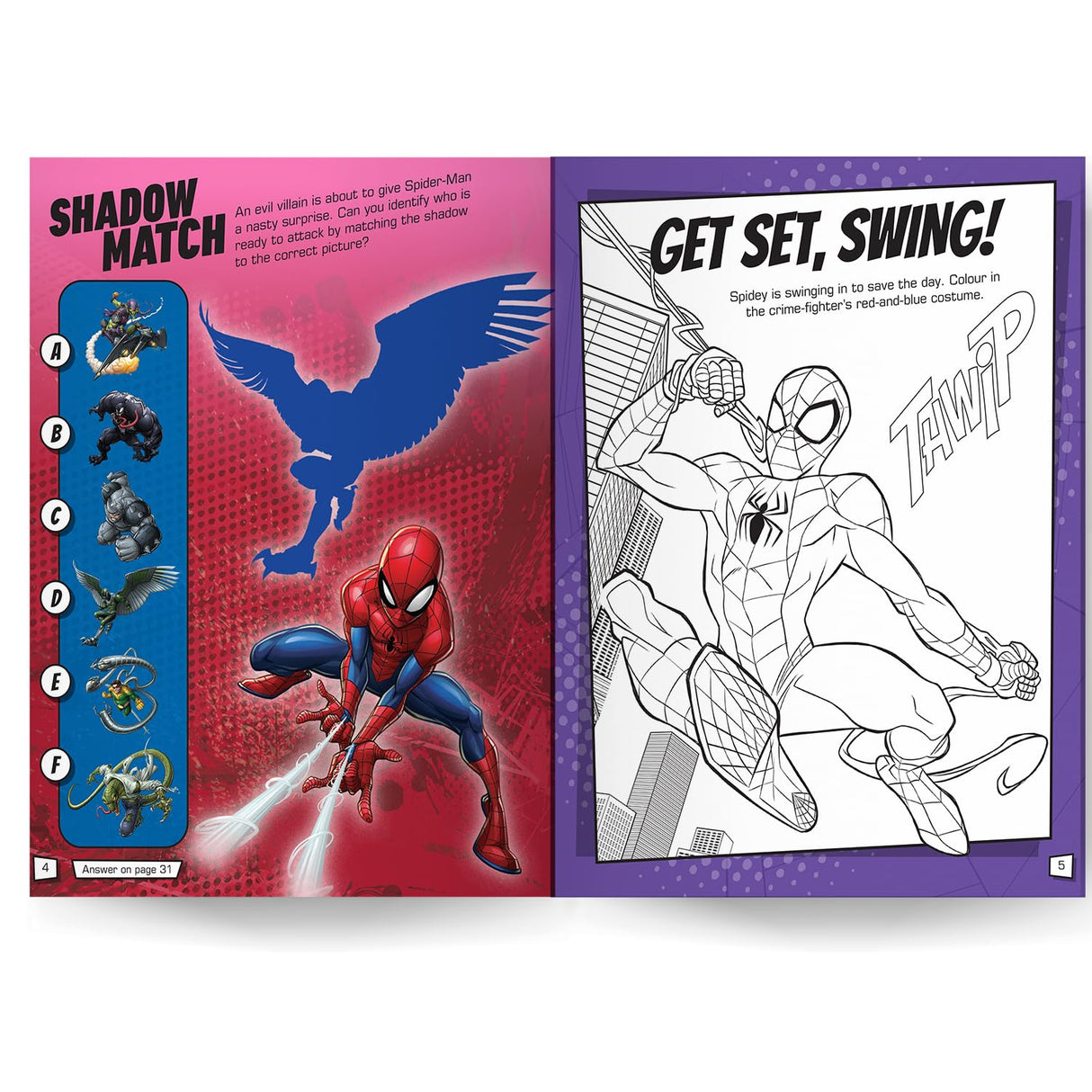 Marvel Spider-Man 1001 Stickers Book | Many Activities with Marvel Stickers for Kids - Retail Maharaj