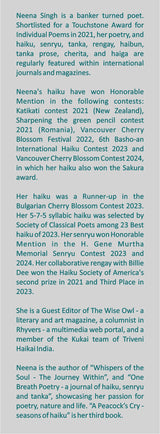 A Peacock's Cry seasons of haiku - Retail Maharaj