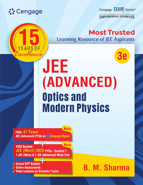 Cengage JEE Advanced Optics and Modern Physics with Free Online Assessments & Digital Content - Retail Maharaj