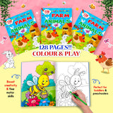 Let’s Colour the Farm Animals: Activity & Colouring Book for Kids Ages 3–9 | Perfect Gift for Drawing, Painting & Creativity | Premium Paper Quality - Retail Maharaj
