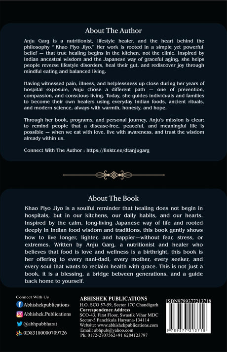 Khao Piyo Jiyo : Ancient Indian Wisdom With Japanese Secrets of Longevity and Disease-Free Joyful Life - Retail Maharaj