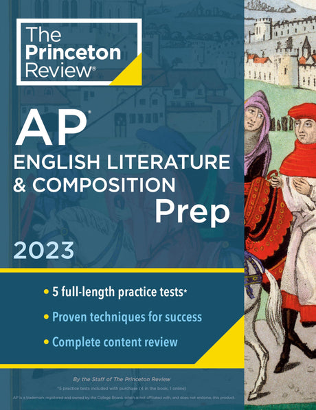 Princeton Review AP English Literature & Composition Prep, 2023: 5 Practice Tests + Complete Content Review + Strategies & Techniques - Retail Maharaj