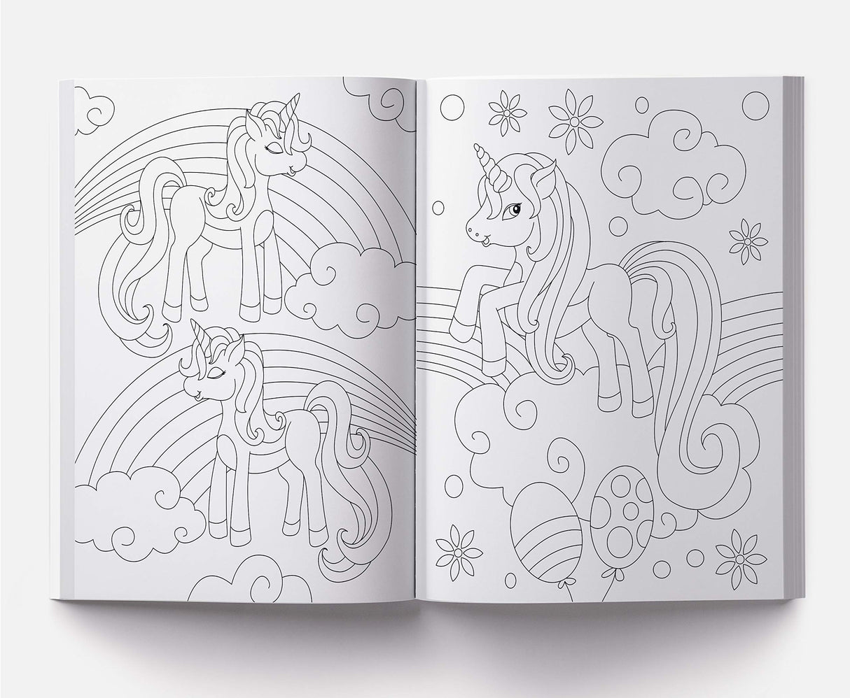 101 Unicorn Colouring Book: Fun Activity Colouring Book For Children - Retail Maharaj